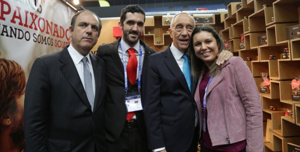 Presidente da Rep&uacute;blica visita stand da Cruz Vermelha na SISAB Portugal - Sal&atilde;o Internacional do setor alimentar e bebidas
